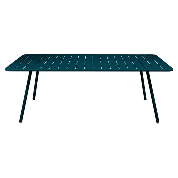 Luxembourg Rectangular Table - 81" x 39" - Fermob - Outdoor Furniture - Acapulco Blue - HORNE
