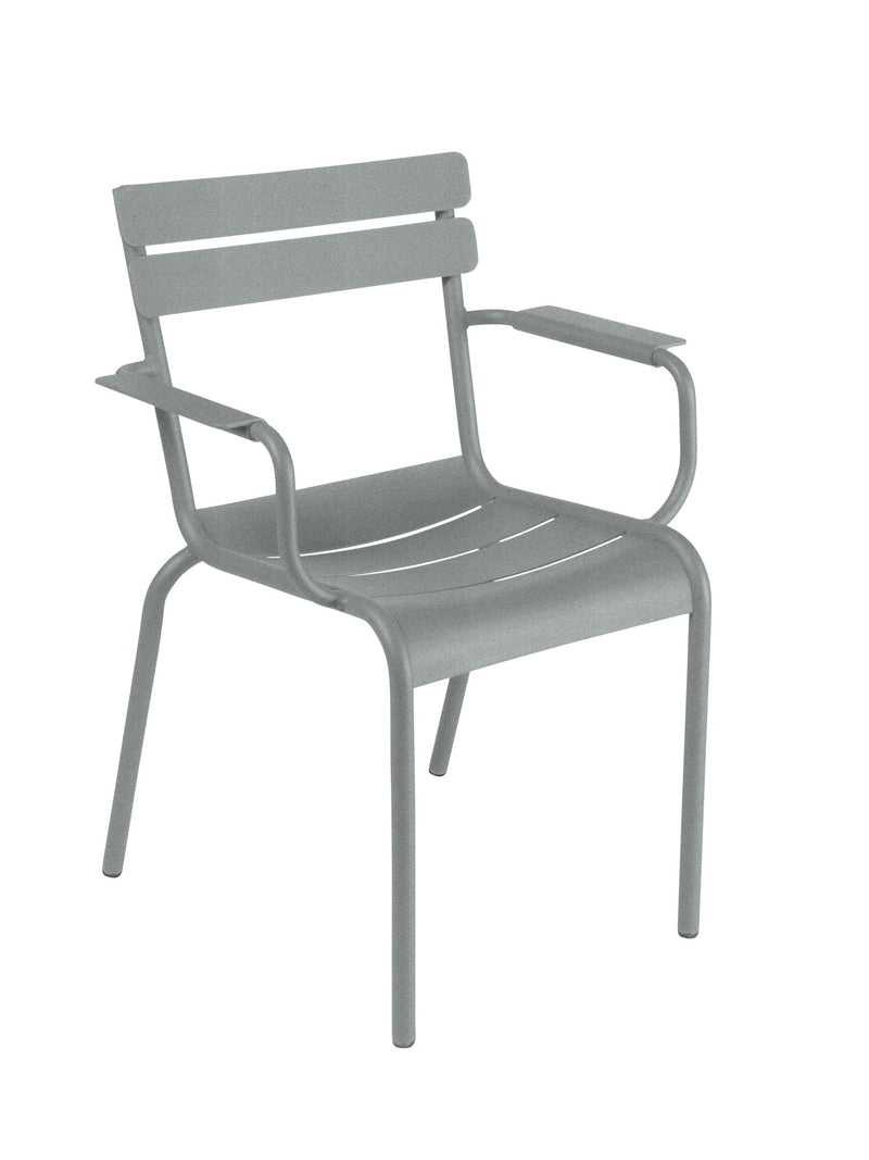Luxembourg Steel Armchair - Set of 2 - Fermob - Outdoor Furniture - Acapulco Blue - HORNE