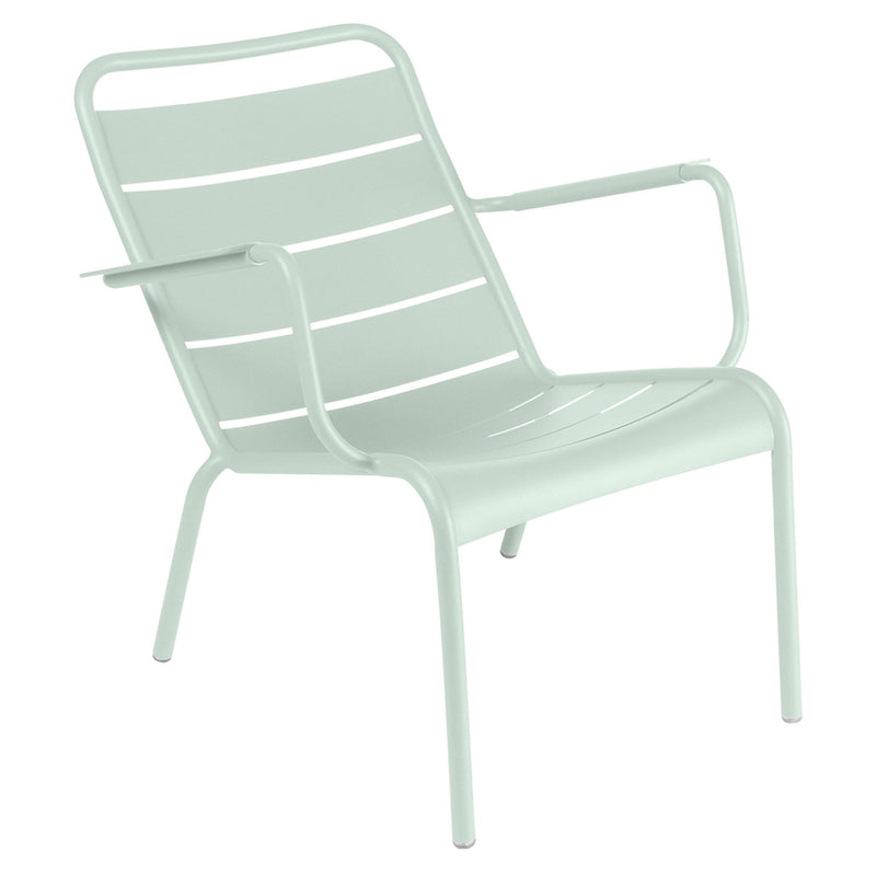 Luxembourg Steel Low Armchair - Fermob - Outdoor Furniture - Acapulco Blue - HORNE