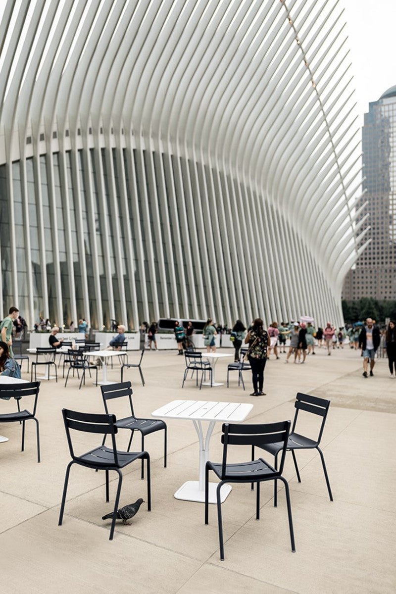 Luxembourg Steel Side Chair - Set of 2 - Fermob - Outdoor Furniture - Acapulco Blue - HORNE