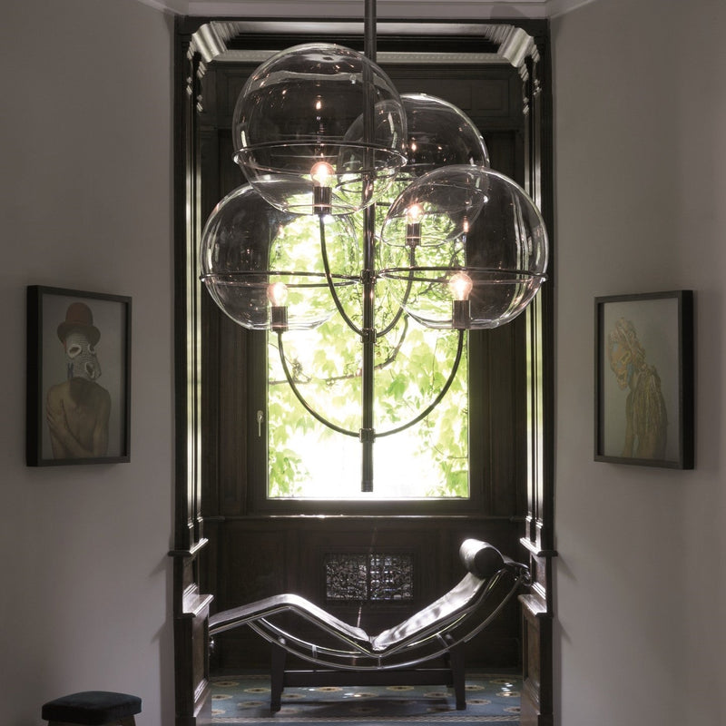 Lyndon Pendant - Oluce - Pendants - Chrome - HORNE