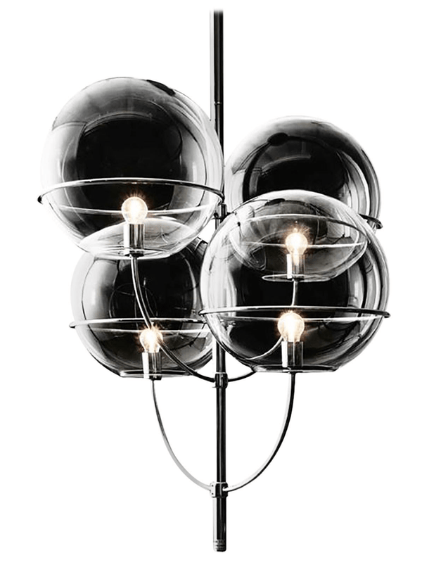 Lyndon Pendant - Oluce - Pendants - Chrome - HORNE