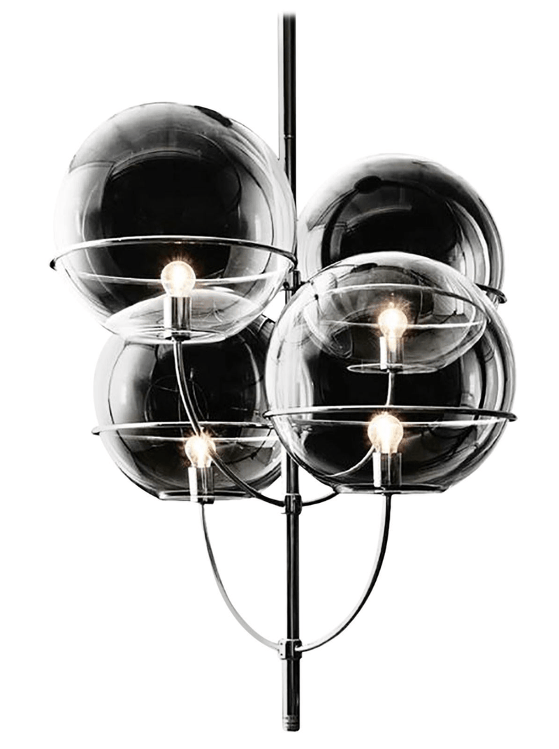 Lyndon Pendant - Oluce - Pendants - Chrome - HORNE