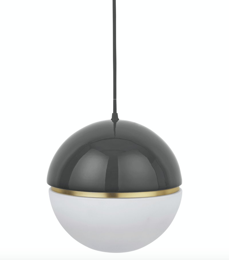 Macaroon Pendant - Lucie Kaas - Pendants - Dark Grey - Small - HORNE