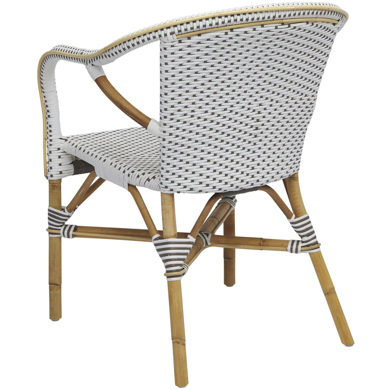 Madeleine Arm Chair - Sika Design - Chairs - Cappuccino / White Dots - HORNE