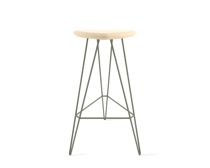 Madison Bar Stool - Tronk - Stools + Benches + Ottomans - Maple - Blood Red - HORNE
