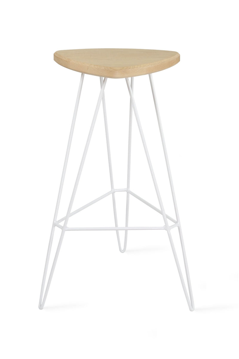 Madison Bar Stool - Tronk - Stools + Benches + Ottomans - Maple - Blood Red - HORNE