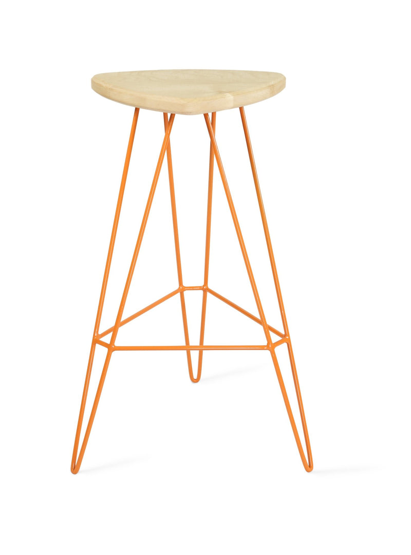 Madison Bar Stool - Tronk - Stools + Benches + Ottomans - Maple - Blood Red - HORNE