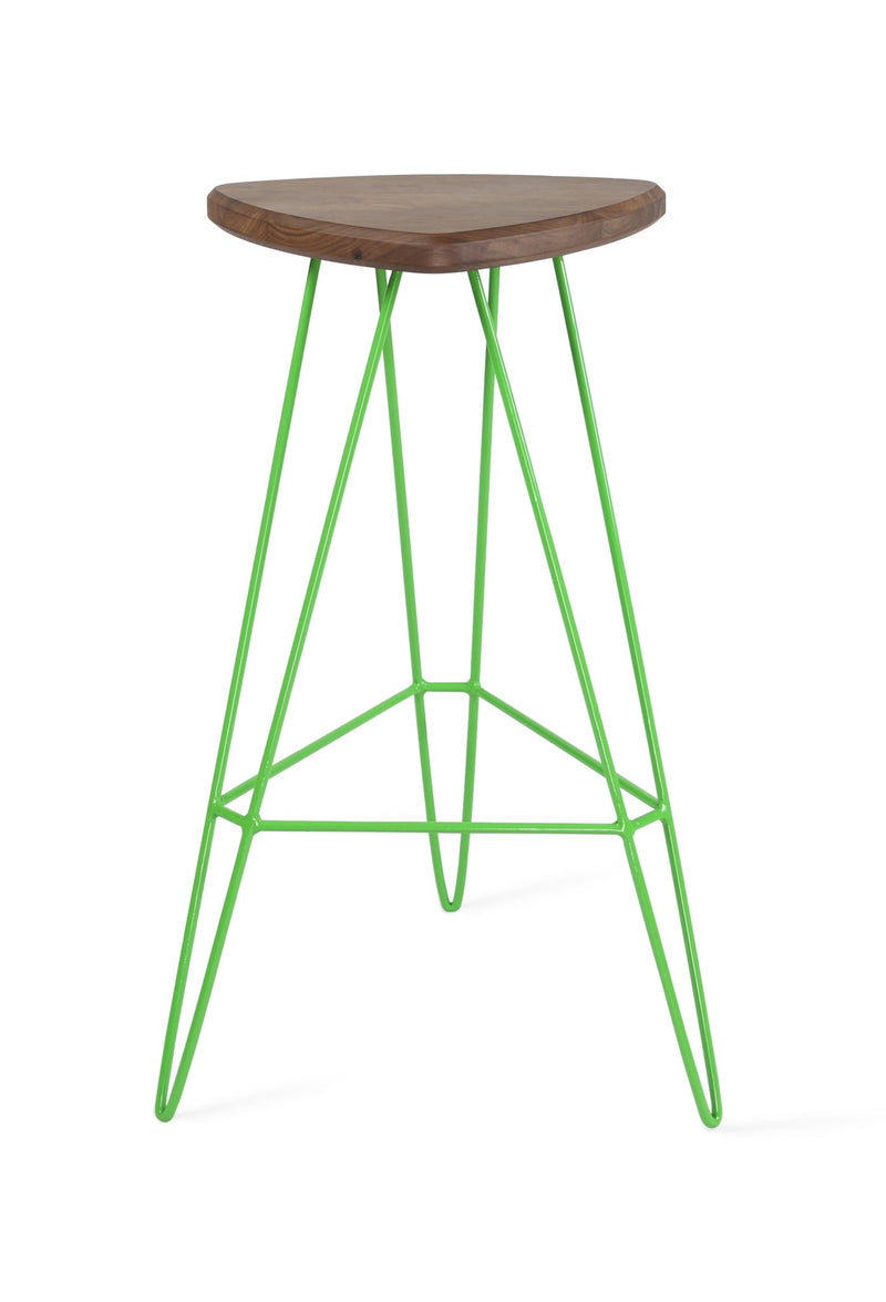 Madison Bar Stool - Tronk - Stools + Benches + Ottomans - Maple - Blood Red - HORNE