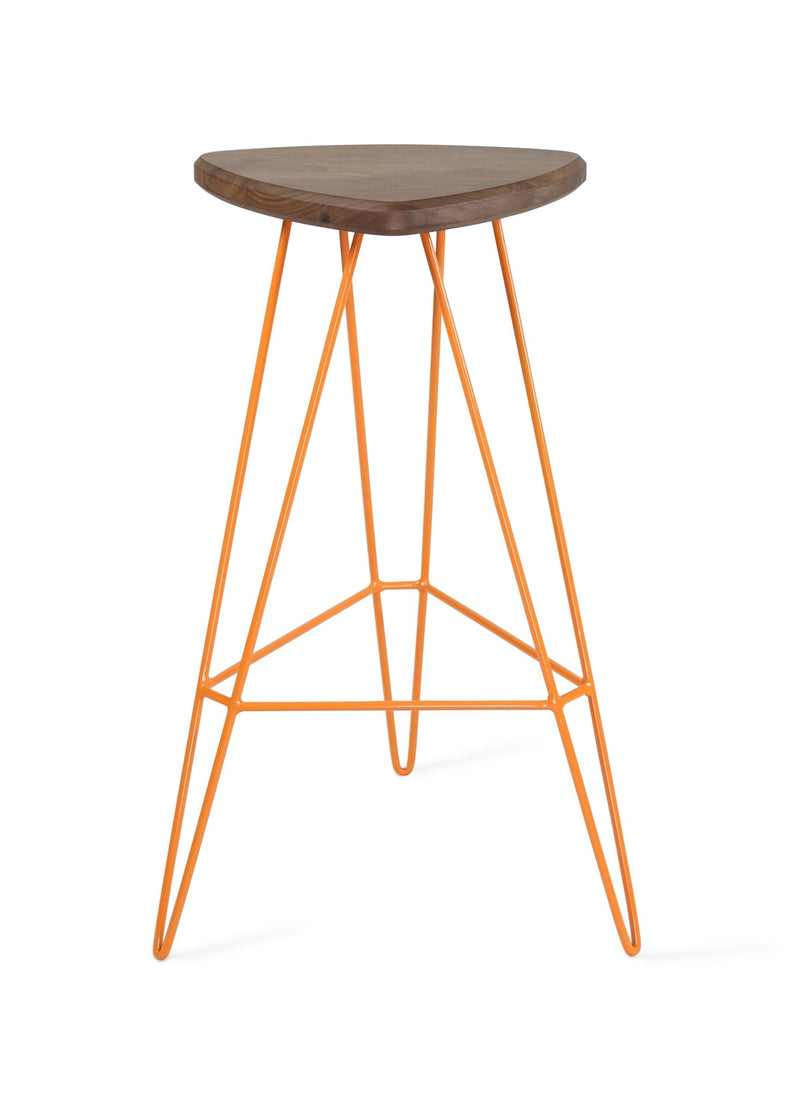 Madison Bar Stool - Tronk - Stools + Benches + Ottomans - Maple - Blood Red - HORNE