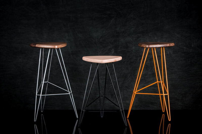 Madison Bar Stool - Tronk - Stools + Benches + Ottomans - Maple - Blood Red - HORNE