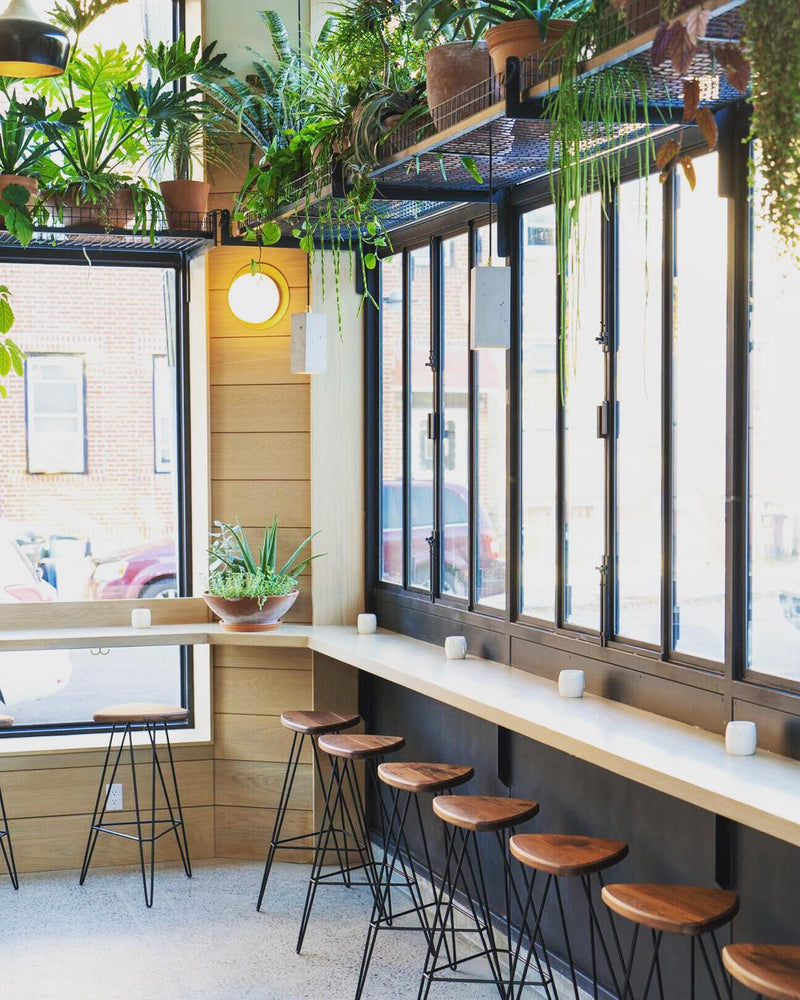 Madison Bar Stool - Tronk - Stools + Benches + Ottomans - Maple - Blood Red - HORNE