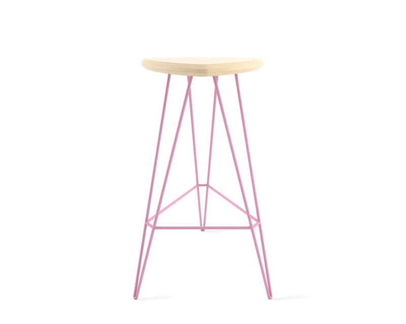 Madison Bar Stool - Tronk - Stools + Benches + Ottomans - Maple - Blood Red - HORNE