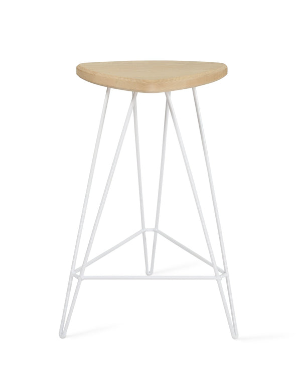 Madison Counter Stool - Tronk - Stools + Benches + Ottomans - Maple - White - HORNE