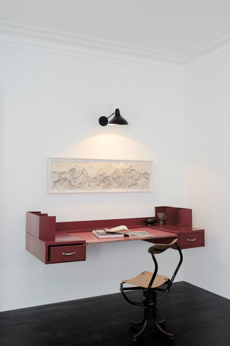 Mantis BS5 SW Wall Lamp - DCW Editions - Wall Sconces - Black - HORNE