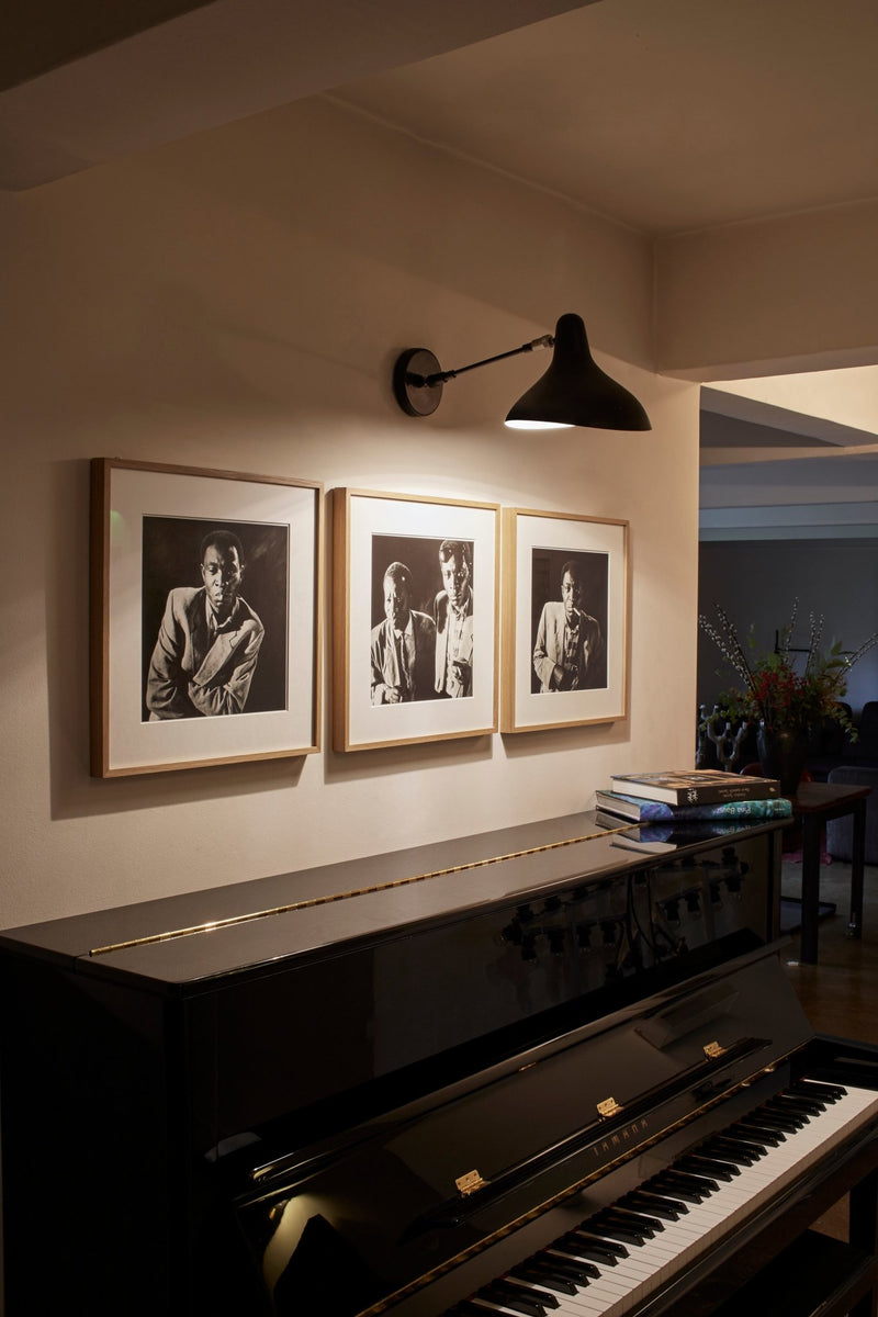 Mantis BS5 SW Wall Lamp - DCW Editions - Wall Sconces - Black - HORNE