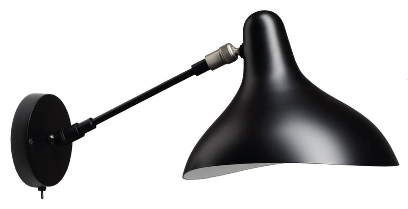 Mantis BS5 SW Wall Lamp - DCW Editions - Wall Sconces - Black - HORNE