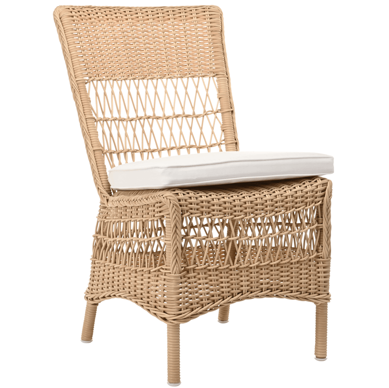 Marie Side Chair - Exterior - Sika Design - Outdoor Furniture - Antique - Sunbrella Sailcloth Seagull - HORNE