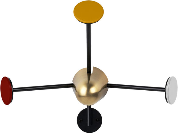 Matégot Coat Rack - Gubi - Coat + Key Racks - Ochre - HORNE