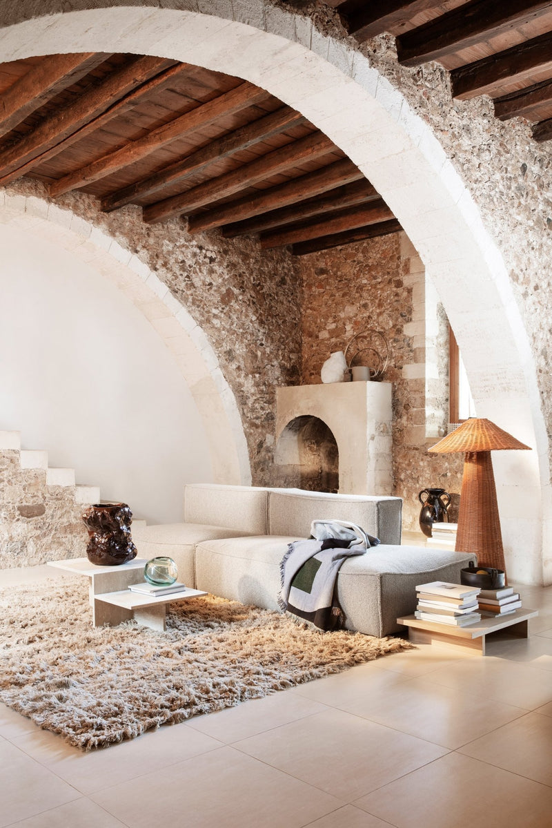 Meadow High Pile Rug - Ferm Living Rugs - Small - Light Sand - HORNE