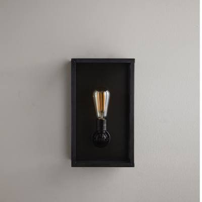 Small Box Wall Light With Internal Glass