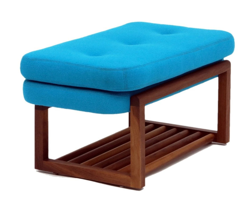 Melinda Bench 36 - With Shelf - Artless - Stools + Benches + Ottomans - Berry Red - HORNE