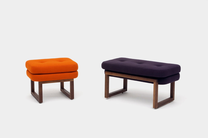 Melinda Bench 48 - Without Shelf - Artless - Stools + Benches + Ottomans - Berry Red - HORNE