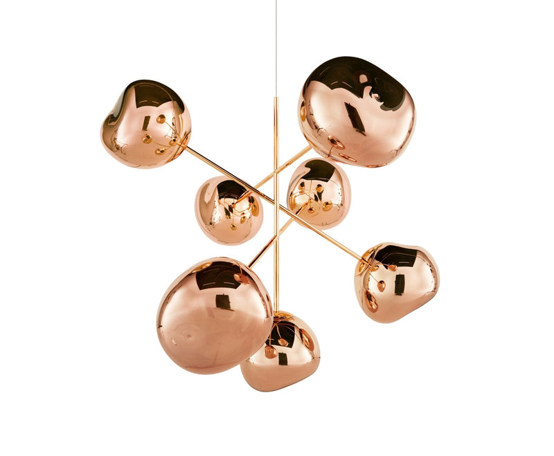 Melt Chandelier - Large - Tom Dixon - Floor Lamps - Chrome - HORNE