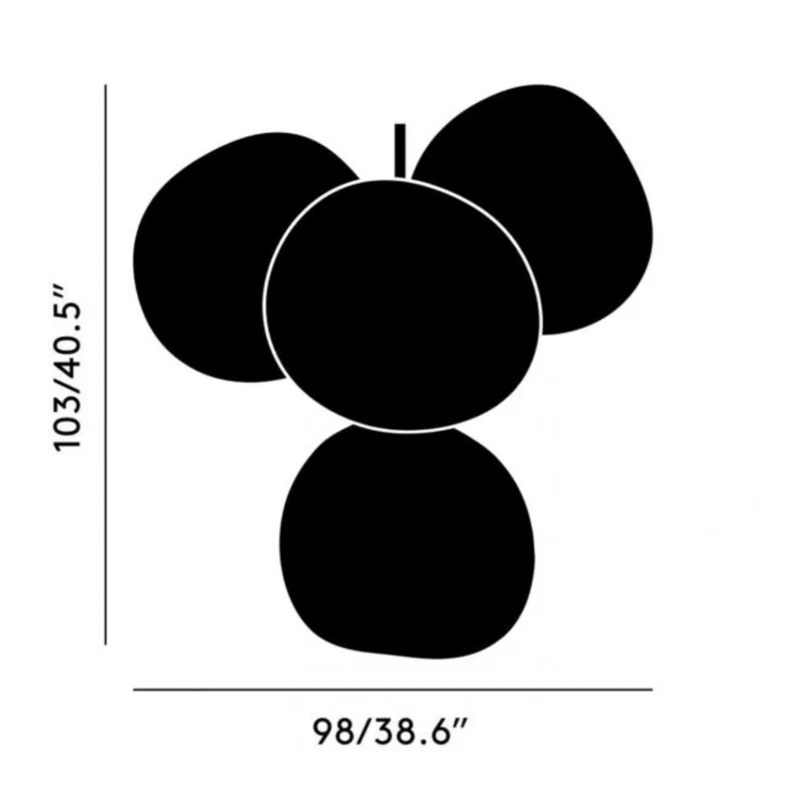 Melt Chandelier - Small - Tom Dixon - Floor Lamps - Chrome - HORNE