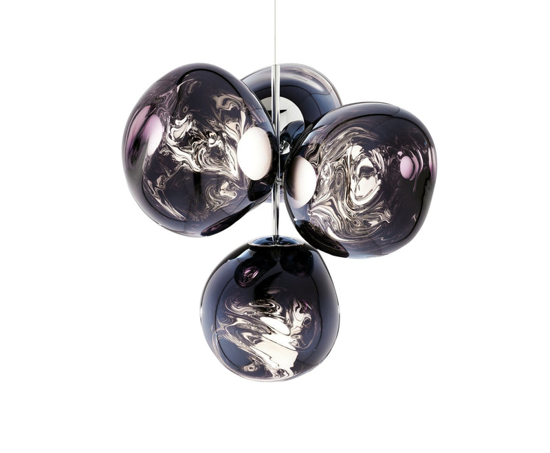 Melt Chandelier - Small - Tom Dixon - Floor Lamps - Chrome - HORNE