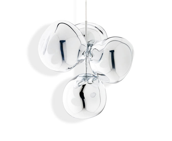 Melt Chandelier - Small - Tom Dixon - Floor Lamps - Chrome - HORNE