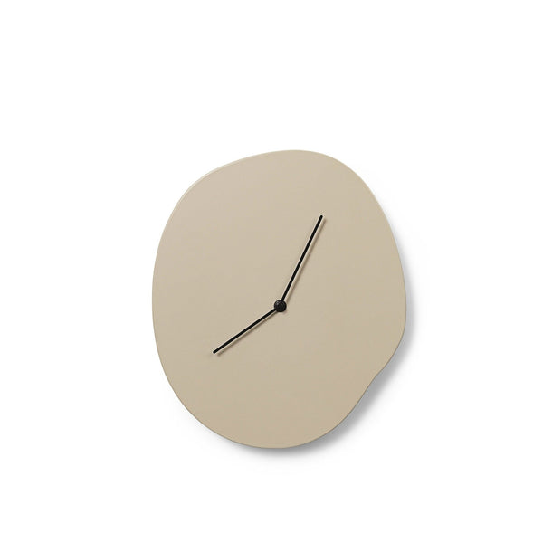 Melt Wall Clock - Ferm Living - Clocks - Cashmere - HORNE
