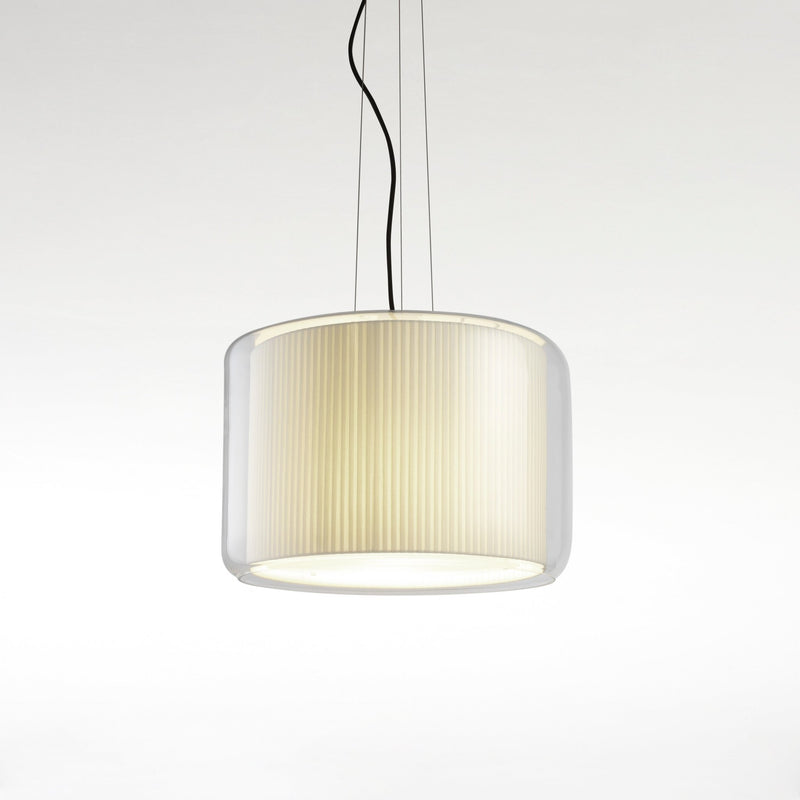 Mercer 44 Pendant - Large - Marset - Pendants - Pleated White - HORNE