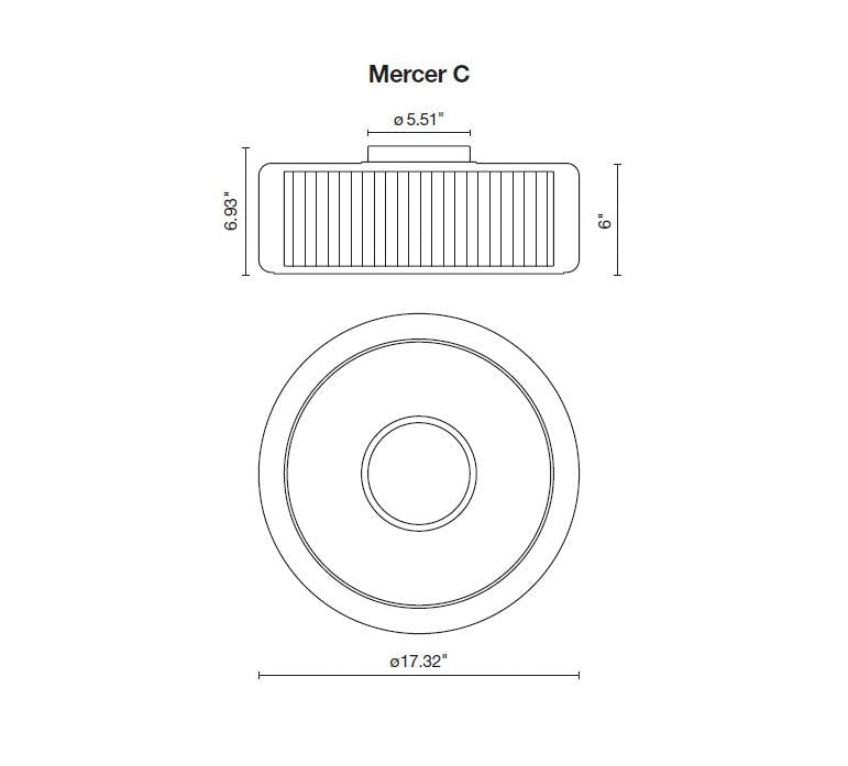 Mercer C Ceiling Light - Marset - Ceiling Lights - White - HORNE
