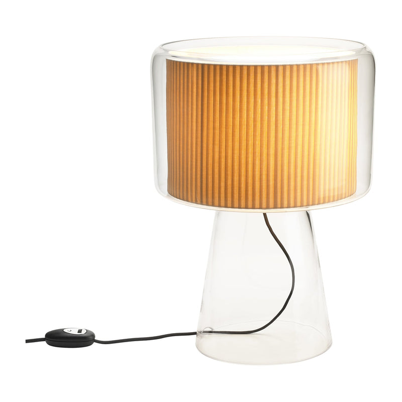 Mercer Table Lamp - Medium - Marset - Table + Task - Pleated White - HORNE