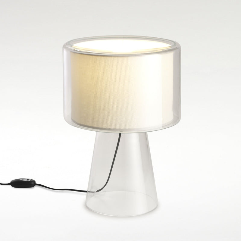 Mercer Table Lamp - Medium - Marset - Table + Task - Pleated White - HORNE