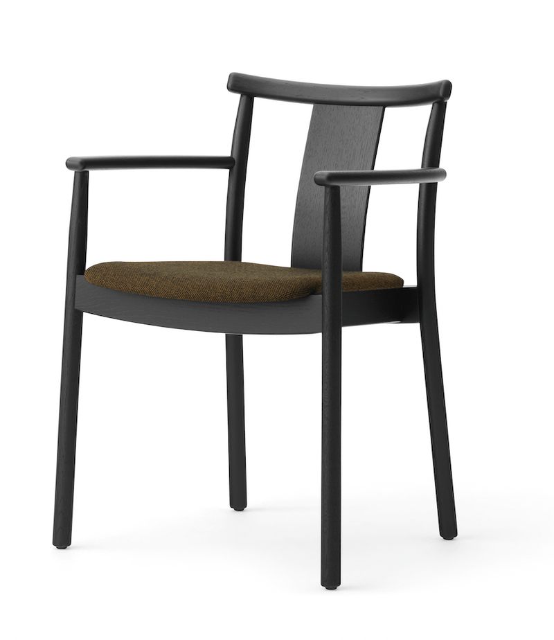 Merkur Dining Chair w/ Armrest - Audo Copenhagen - Chairs - Natural Oak - No Upholstery - HORNE