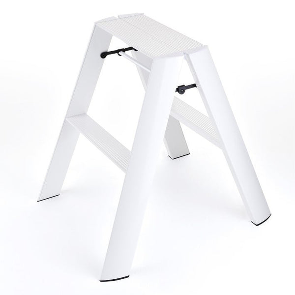 Metaphys Lucano Stepstool 2 - Step - Hasegawa USA Inc - Ladder + Step Stool - White - HORNE