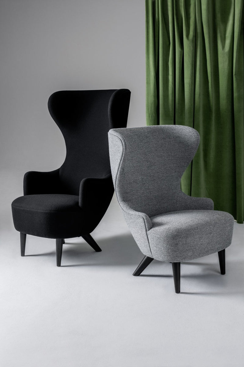 Micro Wingback Chair - Tom Dixon - Chairs - Black - Hero - 0211 - HORNE