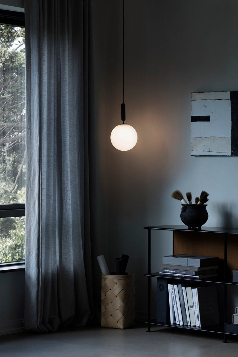 Miira 1 Pendant - Nuura - Pendants - Small - Rock Grey/Opal White - HORNE