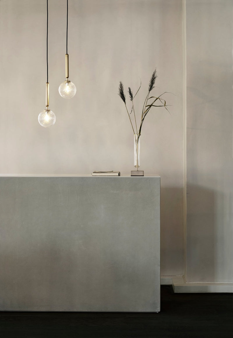 Miira 1 Pendant - Nuura - Pendants - Small - Rock Grey/Opal White - HORNE