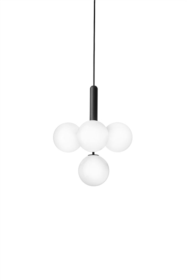 Miira 4 Pendant - Nuura - Pendants - Rock Grey/Opal White - HORNE