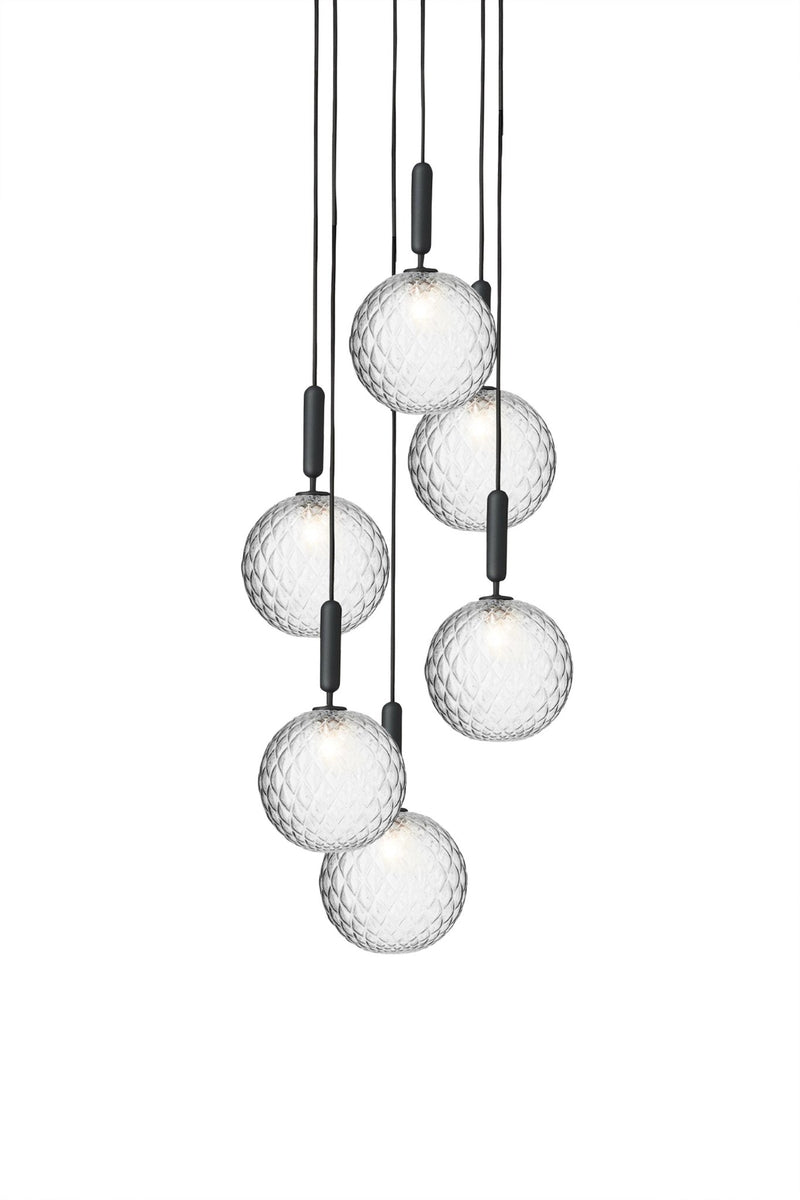 Miira 6 Pendant - Large - Nuura - Pendants - Brass/Optic Clear - HORNE