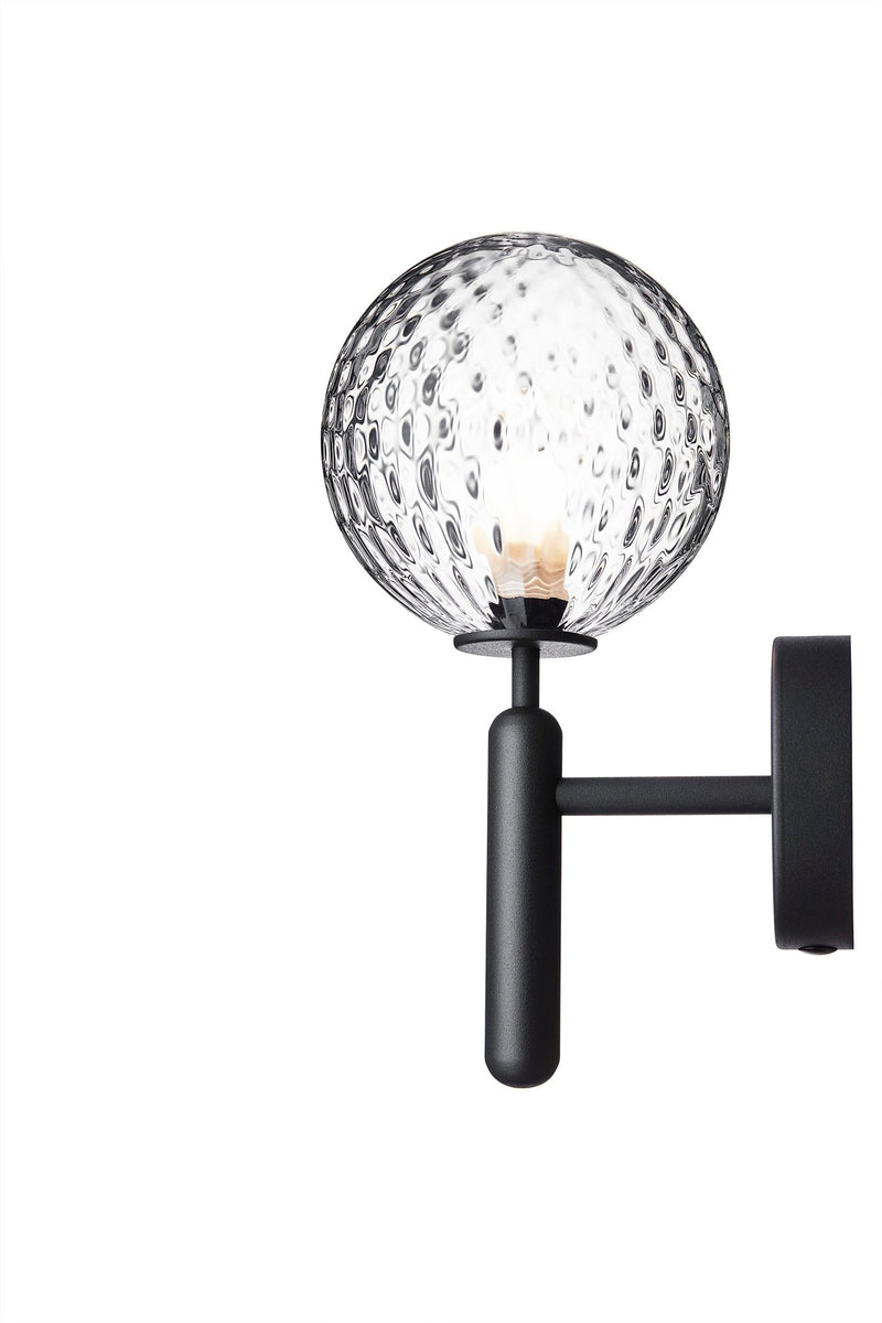 Miira Wall Sconce - Nuura - Wall Sconces - Rock Grey/Optic Clear - HORNE