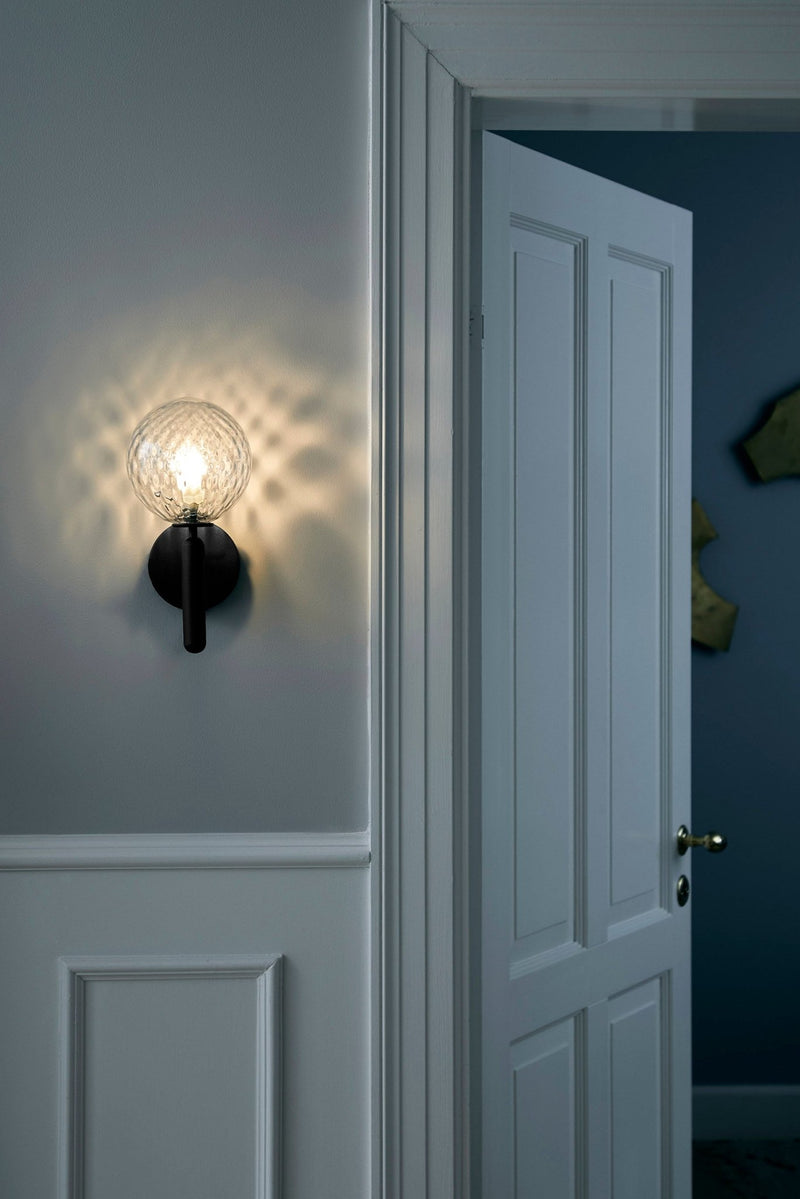 Miira Wall Sconce - Nuura - Wall Sconces - Rock Grey/Optic Clear - HORNE