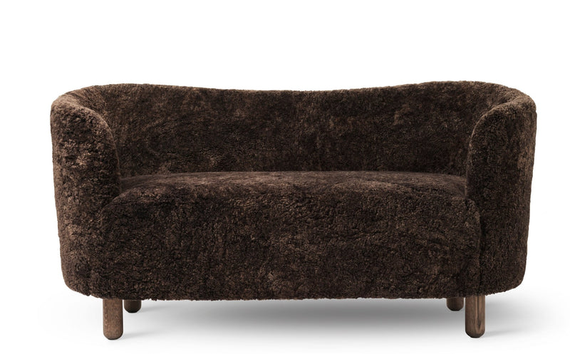 Mingle Sofa - Sheepskin - Audo Copenhagen Sofas - Smoked Oak - Honey - HORNE