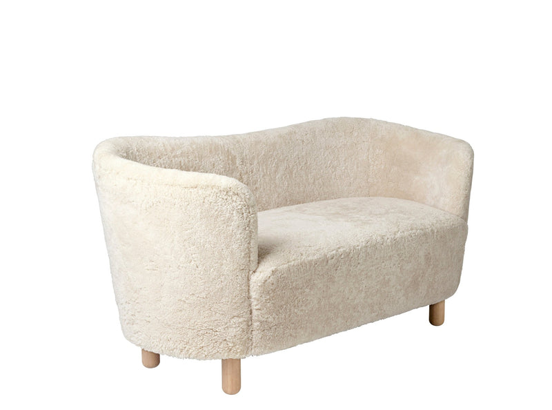 Mingle Sofa - Sheepskin - Audo Copenhagen Sofas - Smoked Oak - Honey - HORNE