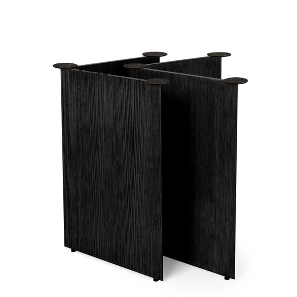 Mingle Table Legs - Ferm Living - Tables + Desks - Black Oak - HORNE