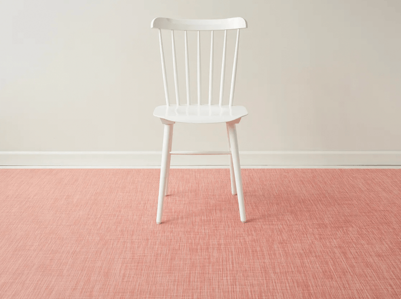 Mini Basketweave Floor Mat - Chilewich Rugs - Scarlet - Small - HORNE