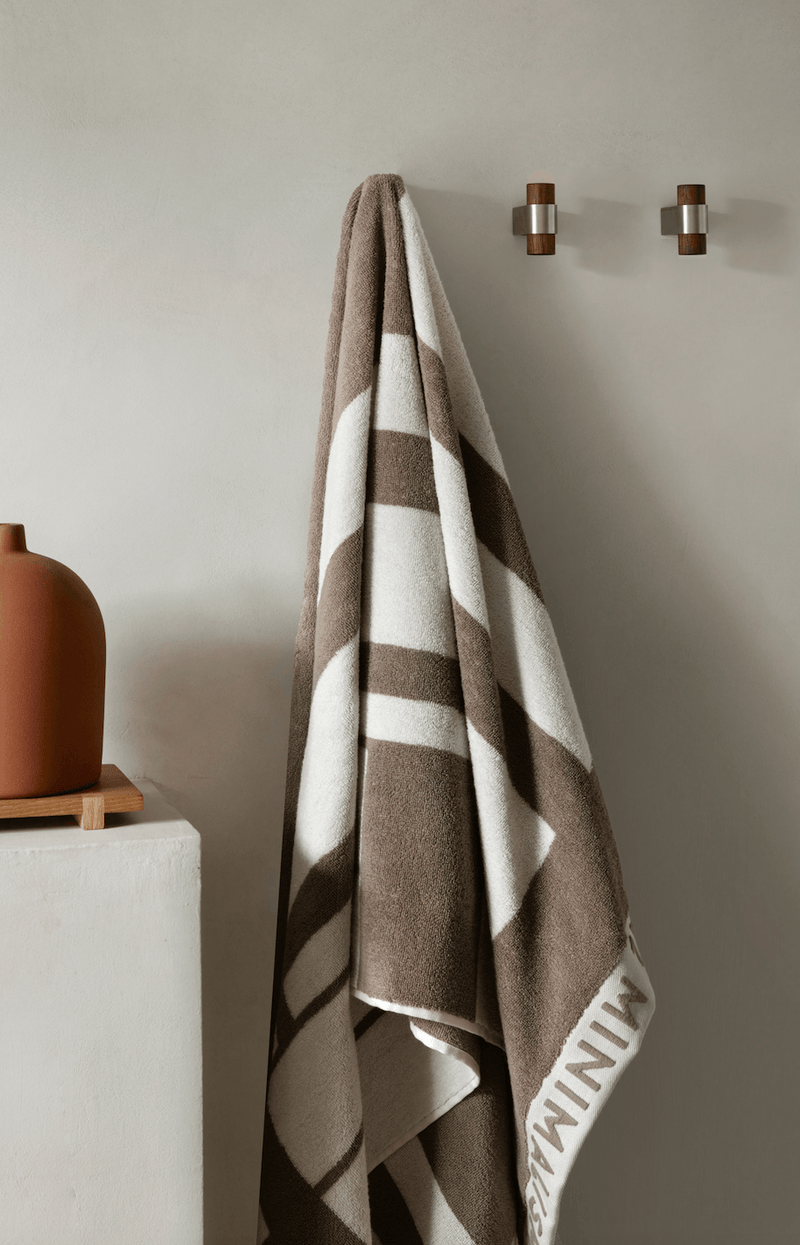 Minimal Towel Cotton - Kristina Dam - Bedding + Pillows - Beige - Medium - HORNE